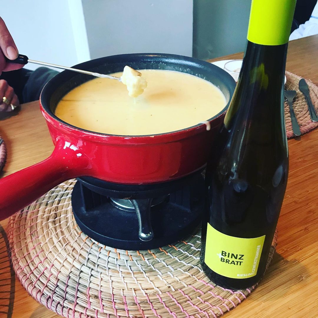 Wijn bij Kaasfondue